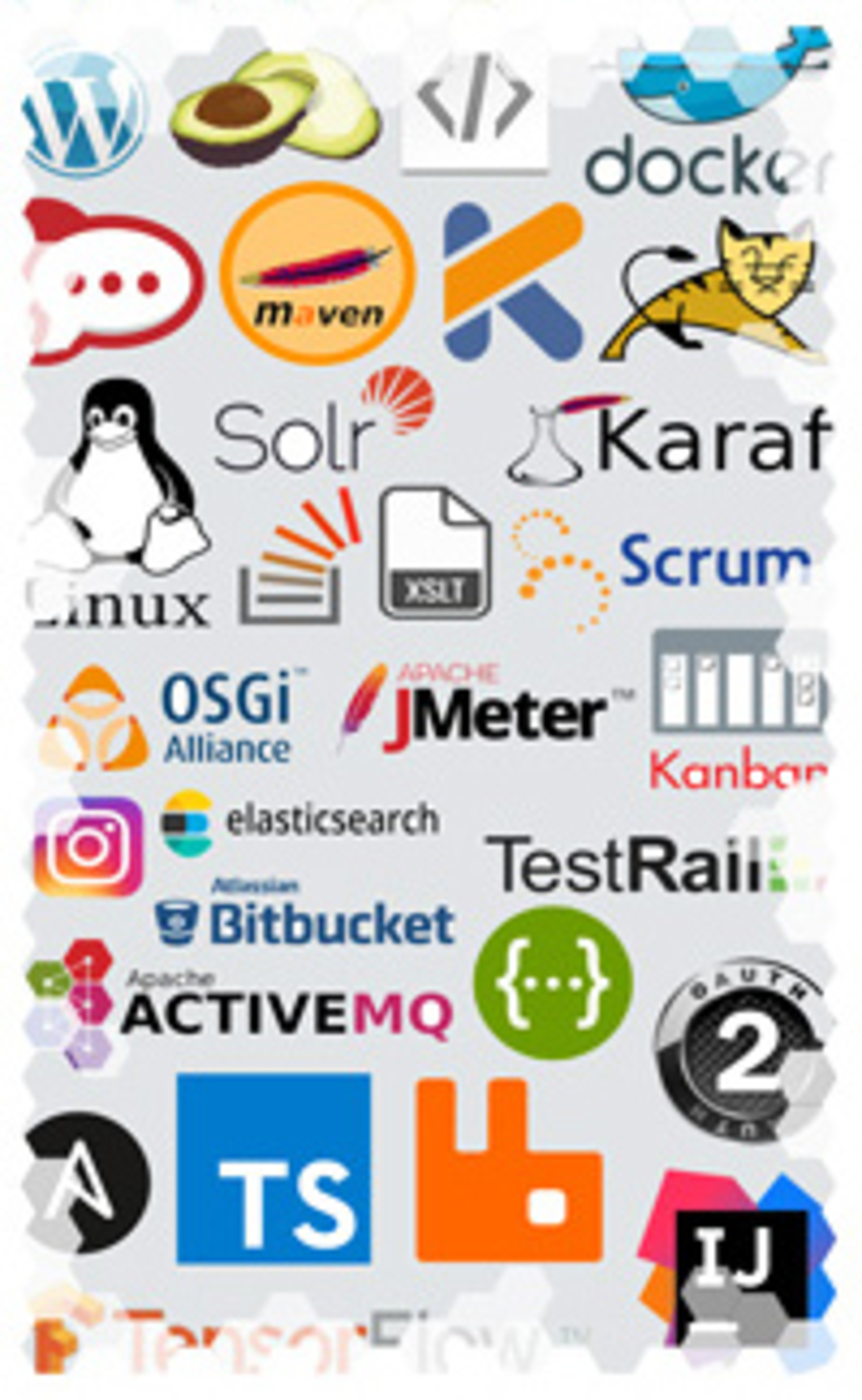 Icons zu Backend & Frontend Software